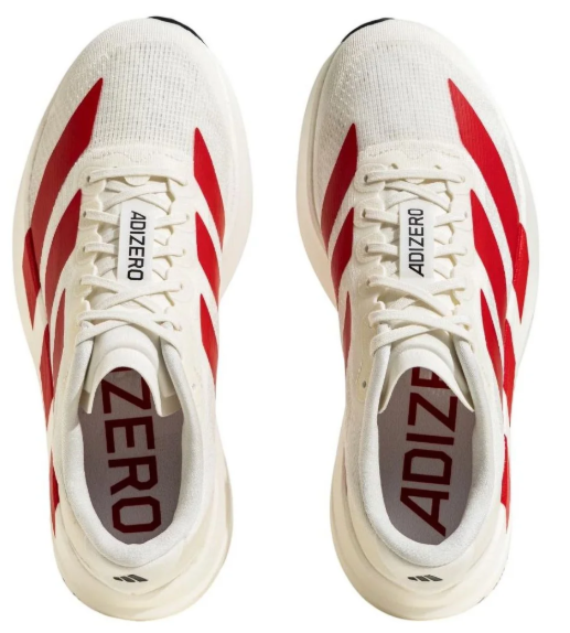 adidas Adizero EVO SL 'White Red' JS1182 | Scarlet Waypoint