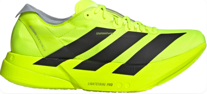 adidas Adizero Adios Pro 4 Men's Running Shoes 'Yellow' | Solar Resolve