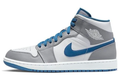 Air Jordan 1 Mid 'Cement Grey True Blue' DQ8426-014 | Blueprint Interval