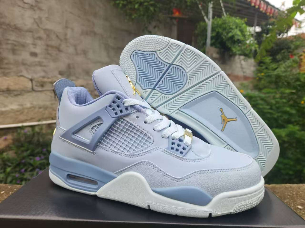 Air Jordan 4 Retro Grey-Blue | Cloudline Sketch