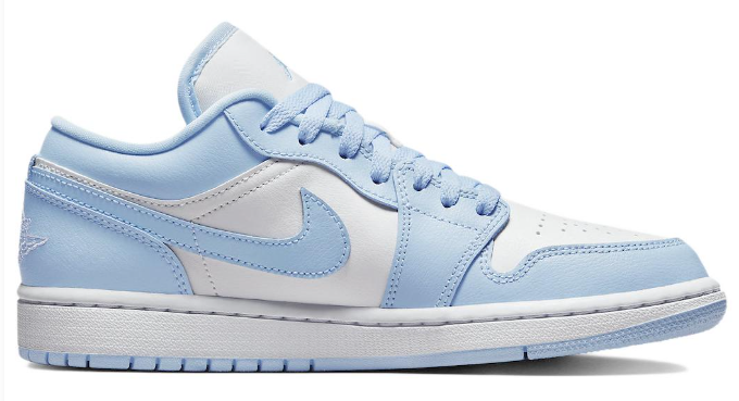Air Jordan 1 Low Women's 'Ice Blue' DC0774-141 | Glacier Interlude
