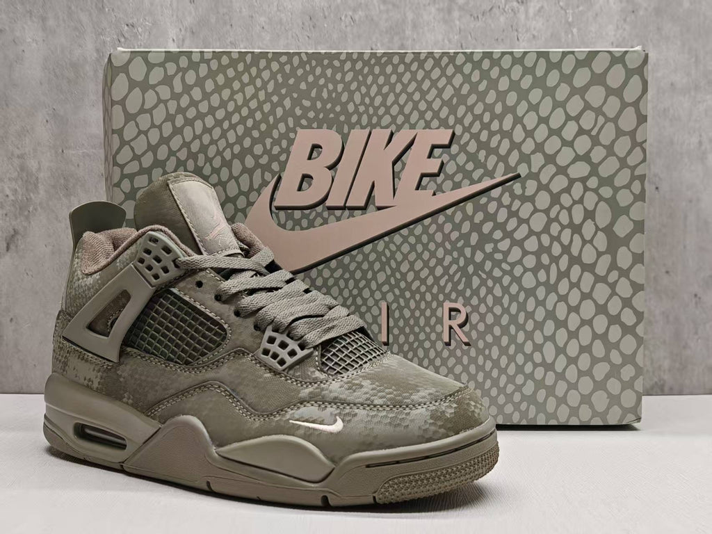 Air Jordan 4 Retro Military Mamba Custom | Olive Cipher