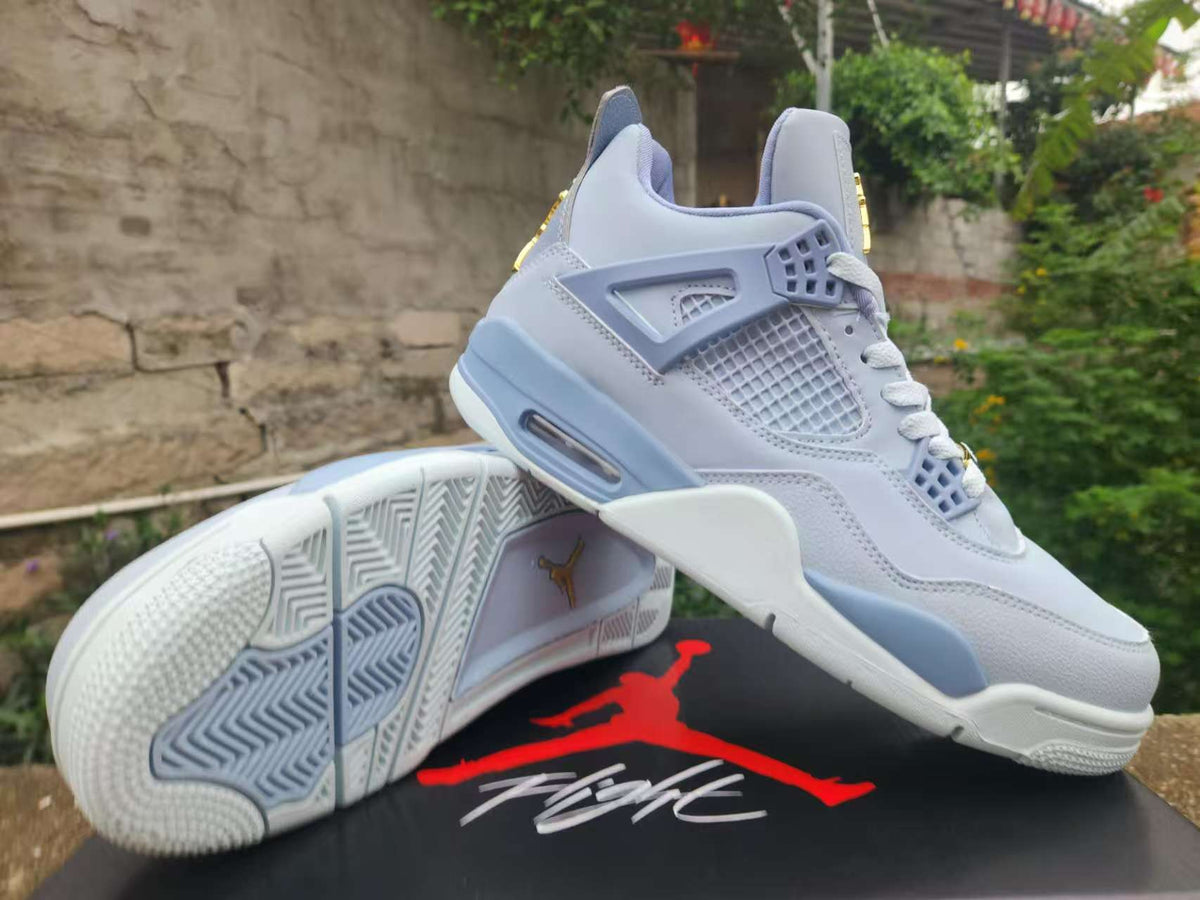 Air Jordan 4 Retro Grey-Blue | Cloudline Sketch
