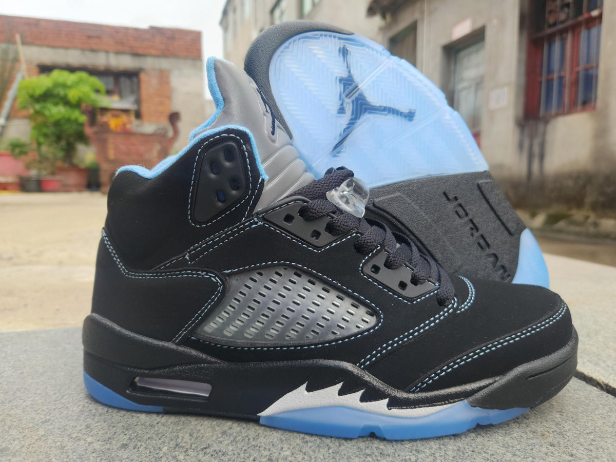 Air Jordan 5 Black/University Blue | Cobalt Afterimage