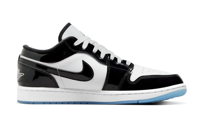 Air Jordan 1 Low SE 'Black White Concord' (F1C329) | Concord Interlude