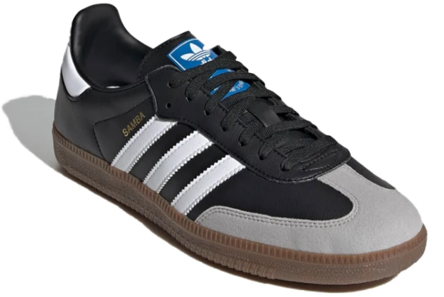adidas Samba Vegan Shoes 'Black White Brown' H01878 | Sepia Crosswalk