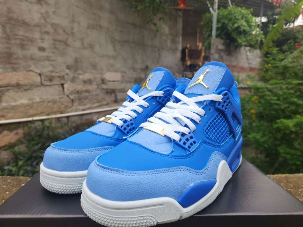 Air Jordan 4 Retro Royal-Blue-Gold | Azure Meridian