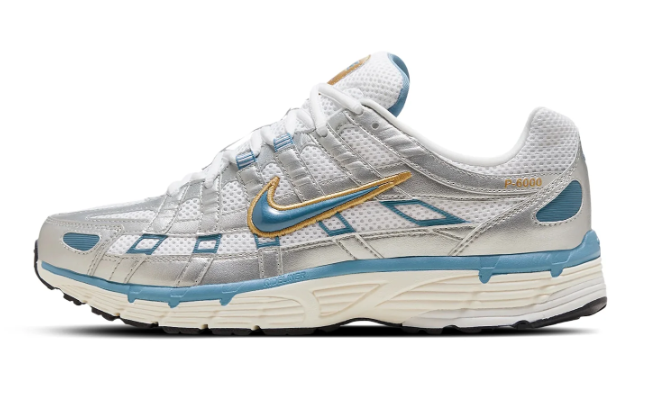 Nike P-6000 Metallic Silver / Aegean Storm | Silver Current