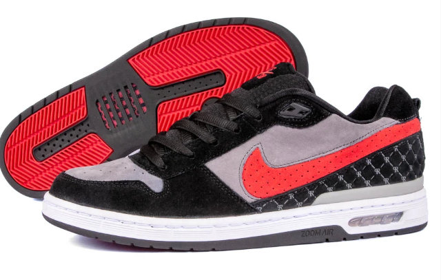 Nike SB Paul Rodriguez Zoom Air Low | Black / Varsity Red / Flint Grey | Redline Session | Sale
