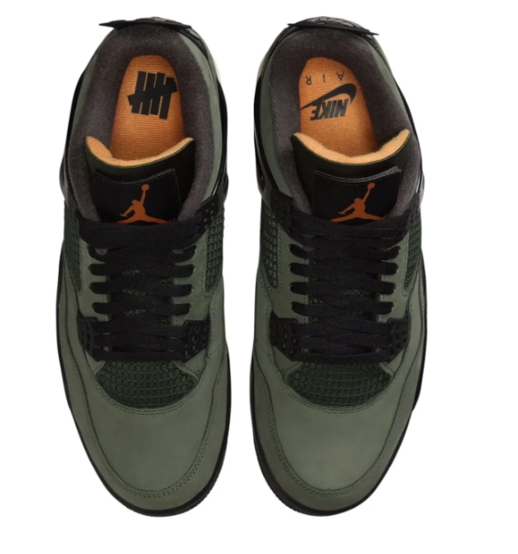 Air Jordan 4 x Undefeated 'Deep Green' 2025 IB1519-200 | Verdant Sidepath