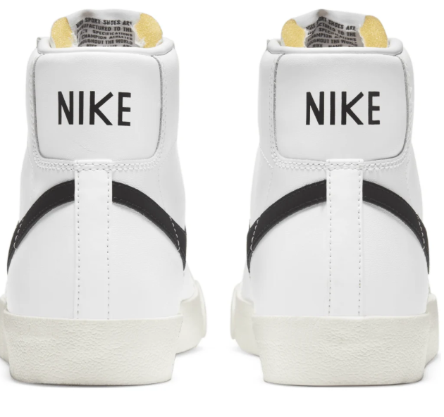 Nike Blazer Mid '77 Vintage White/Black | Contrast Archive