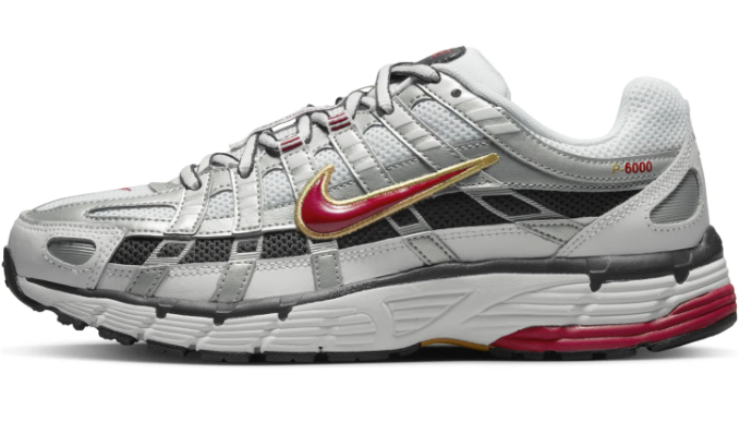 Women's Nike P-6000 CNPT 'Metallic Silver Red' | Scarlet Frequency | BV1021-101