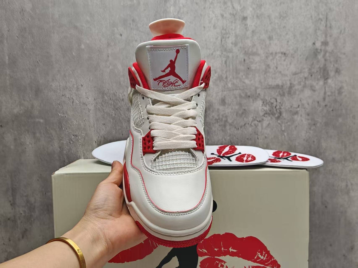 Air Jordan 4 Retro Valentine's Day Sierra Red/White | Dear Sierra