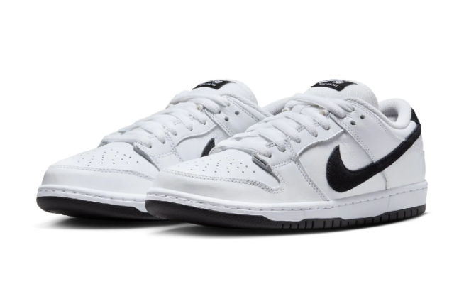 Nike SB Dunk Low Pro 'White / Black / White' | Ink Balance