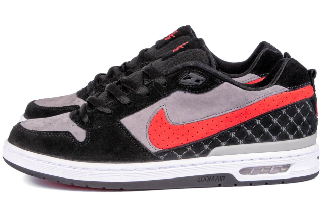 Nike SB Paul Rodriguez Zoom Air Low | Black / Varsity Red / Flint Grey | Redline Session | Sale