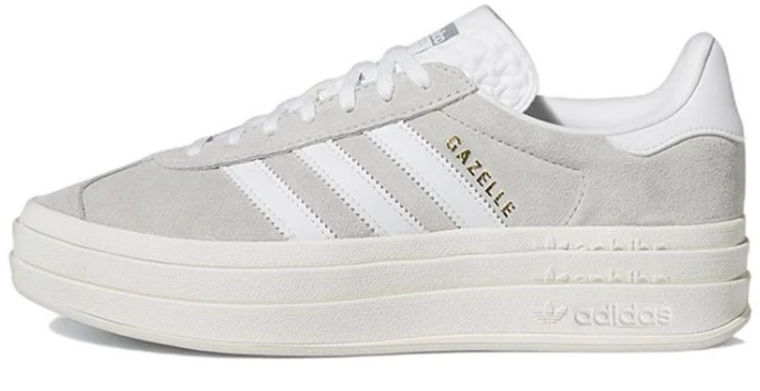adidas Gazelle Bold Women's 'Grey White' HQ6893 | Monochrome Muse