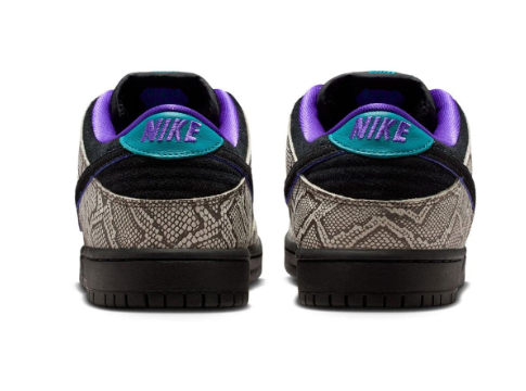 Nike SB Dunk Low Dashawn Jordan 'Snake Skin' | Black / Fierce Purple | Serpent Shift