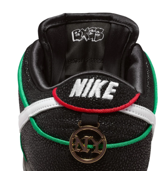 Nike SB Dunk Low Pro QS 'Black / White / Challenge Red' | Signal Verse
