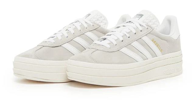 adidas Gazelle Bold Women's 'Grey White' HQ6893 | Monochrome Muse
