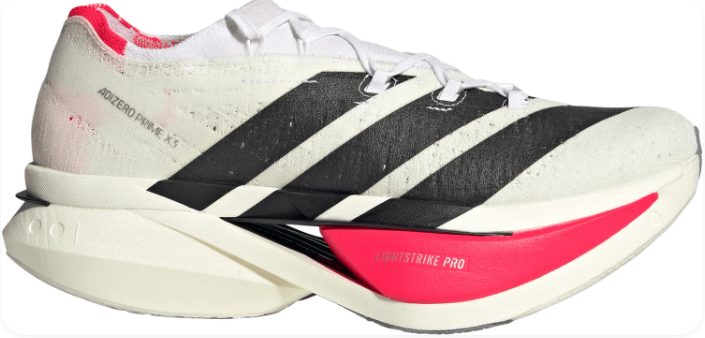 adidas Adizero Prime X3 Strung Running Shoes 'White' | Lucent Trajectory