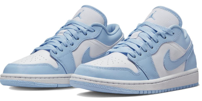 Air Jordan 1 Low Women's 'Ice Blue' DC0774-141 | Glacier Interlude