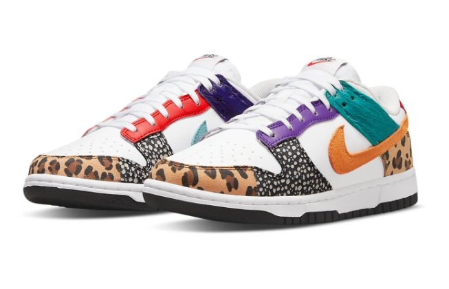 Women's Nike Dunk Low SE 'Safari Mix' | Pattern Atlas | DN3866-100