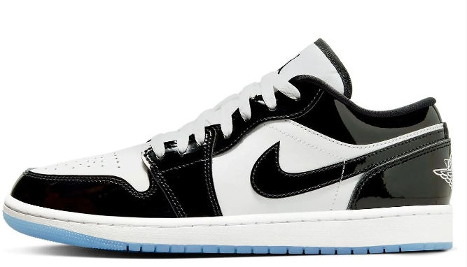 Air Jordan 1 Low SE 'Black White Concord' (F1C329) | Concord Interlude