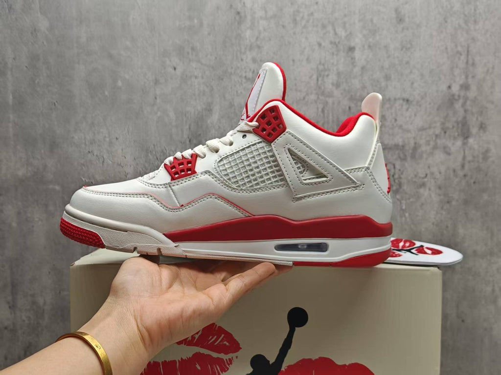 Air Jordan 4 Retro Valentine's Day Sierra Red/White | Dear Sierra