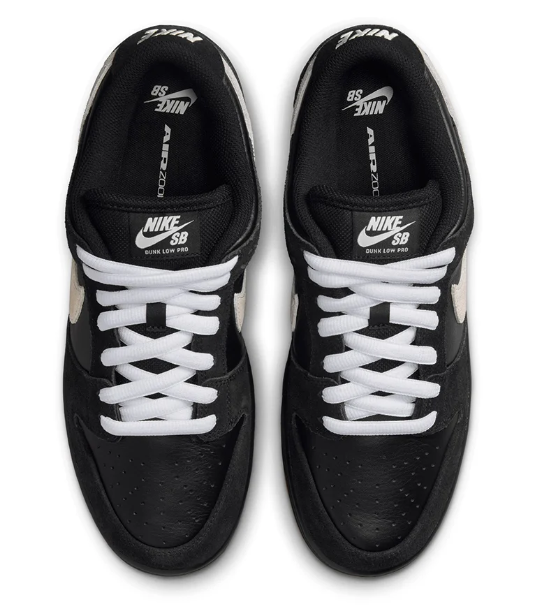 Nike SB Dunk Low Pro 'Black / White' | Graphic Interval