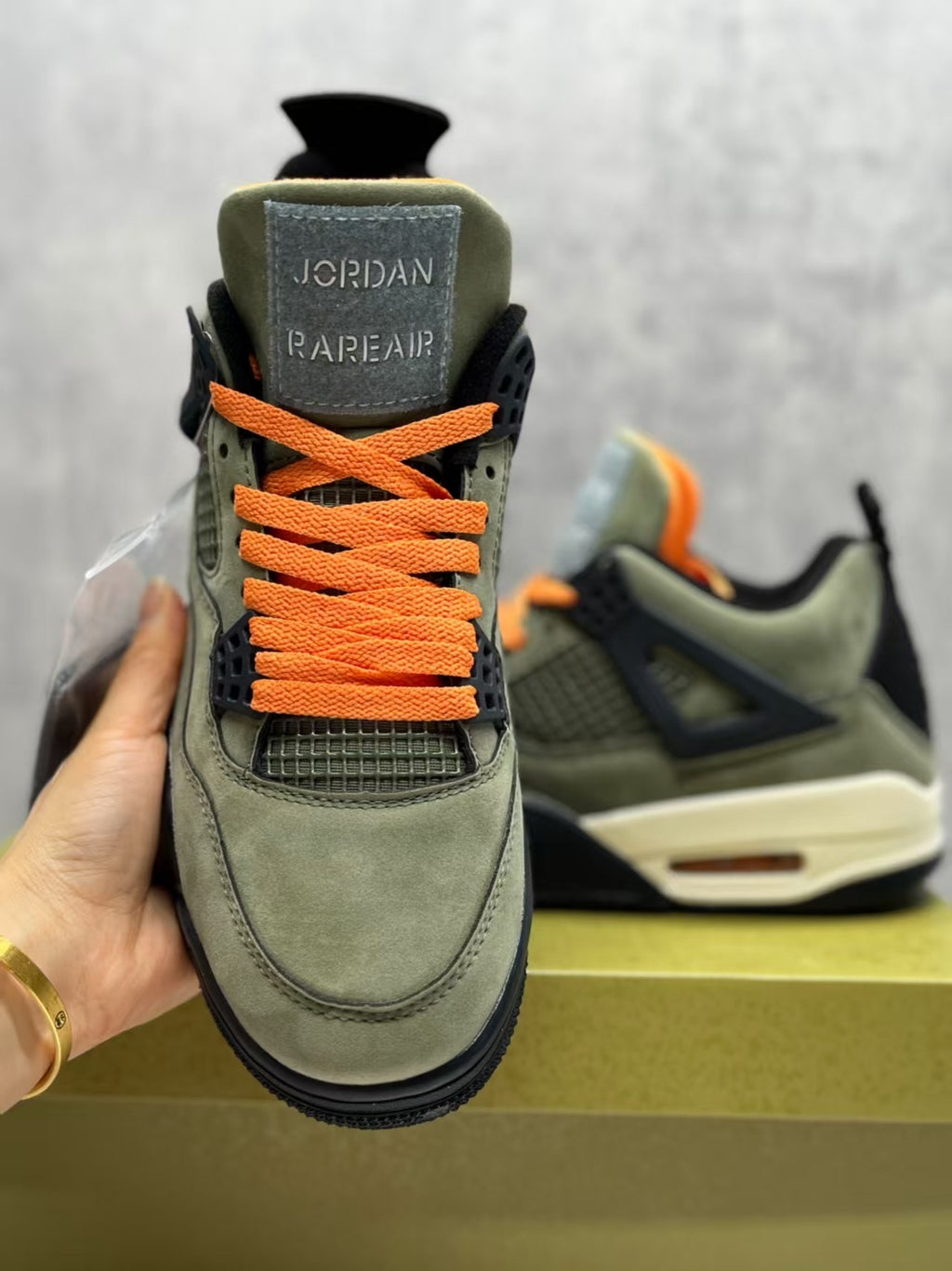 Air Jordan 4 Retro Olive Green | Grove Almanac