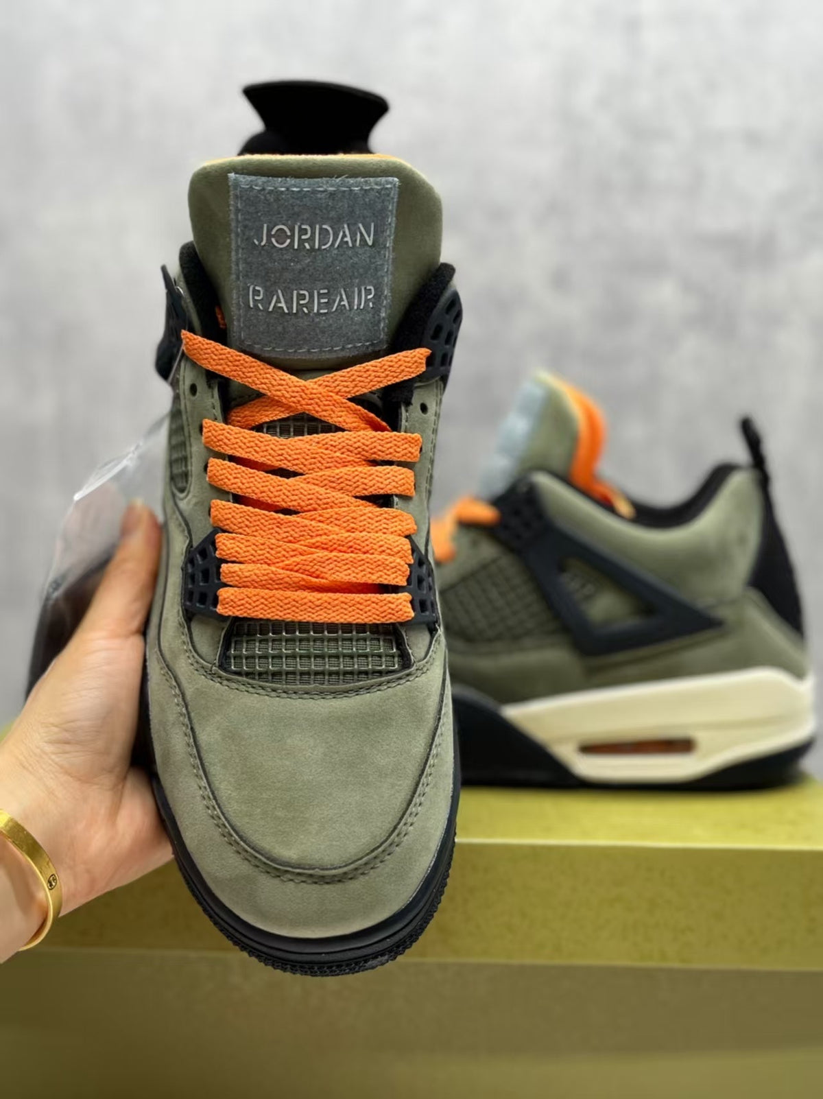 Air Jordan 4 Retro Olive Green | Grove Almanac